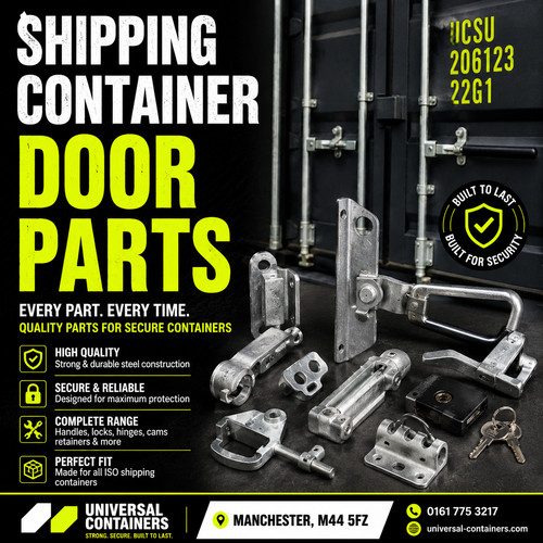 Shipping container door parts - shipping,