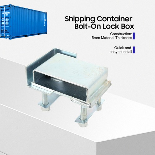Shipping container bolt - shipping, bolt-on
