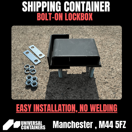 Shipping container lock - lock, box