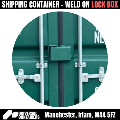 Shipping container lock box - box,