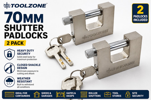 70mm shutter padlock closed - shutter,