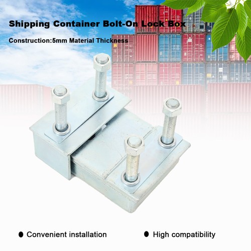 Shipping container bolt - shipping, bolt-on