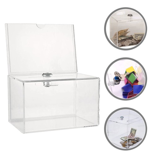 Clear acrylic voting - acrylic, box